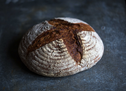 This is a wholemeal spelt loaf made with my no-knead method