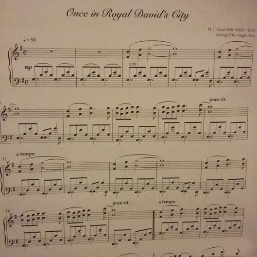Once in Royal David's City - Nigel Hess;s arrangement from 'Silent Nights'